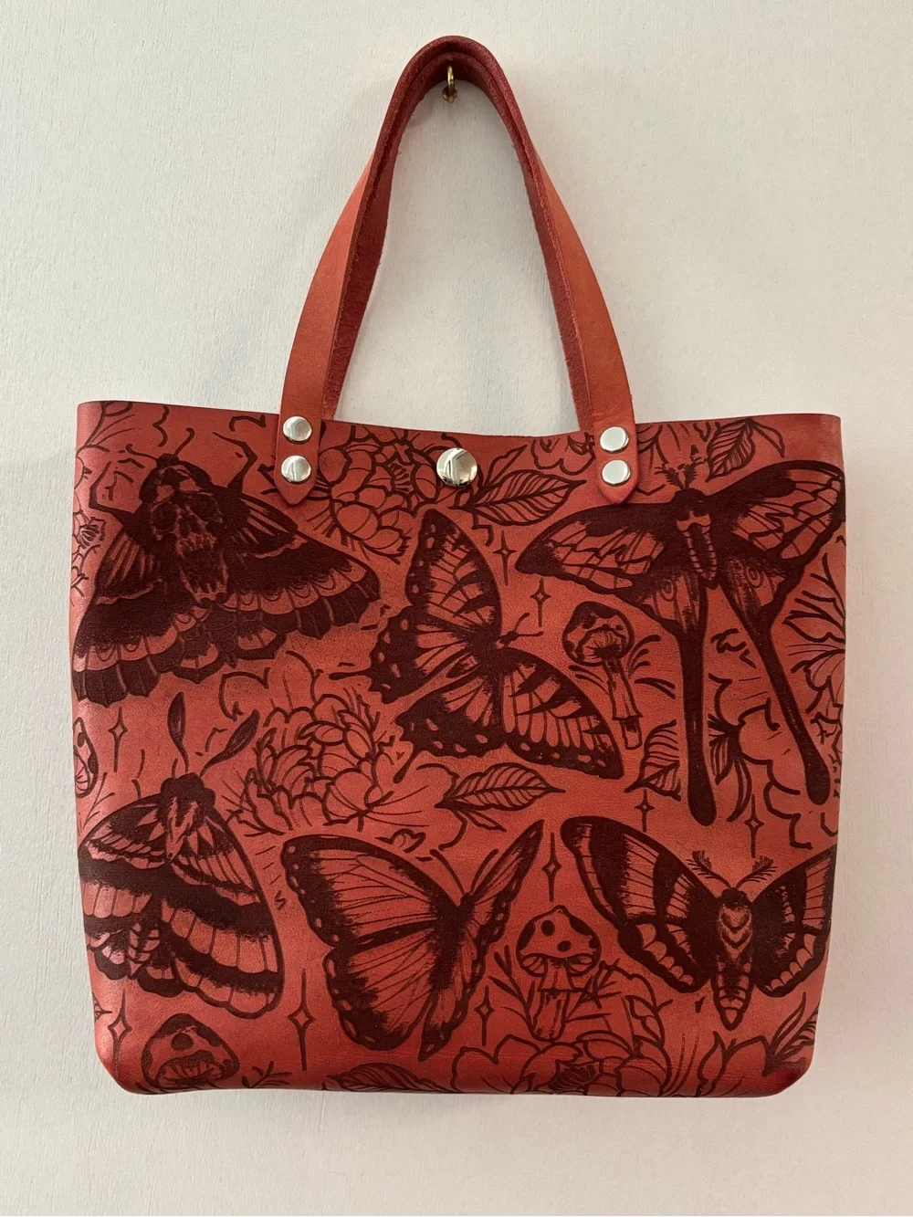 Broke In Hearted Tote - Moth Flash
